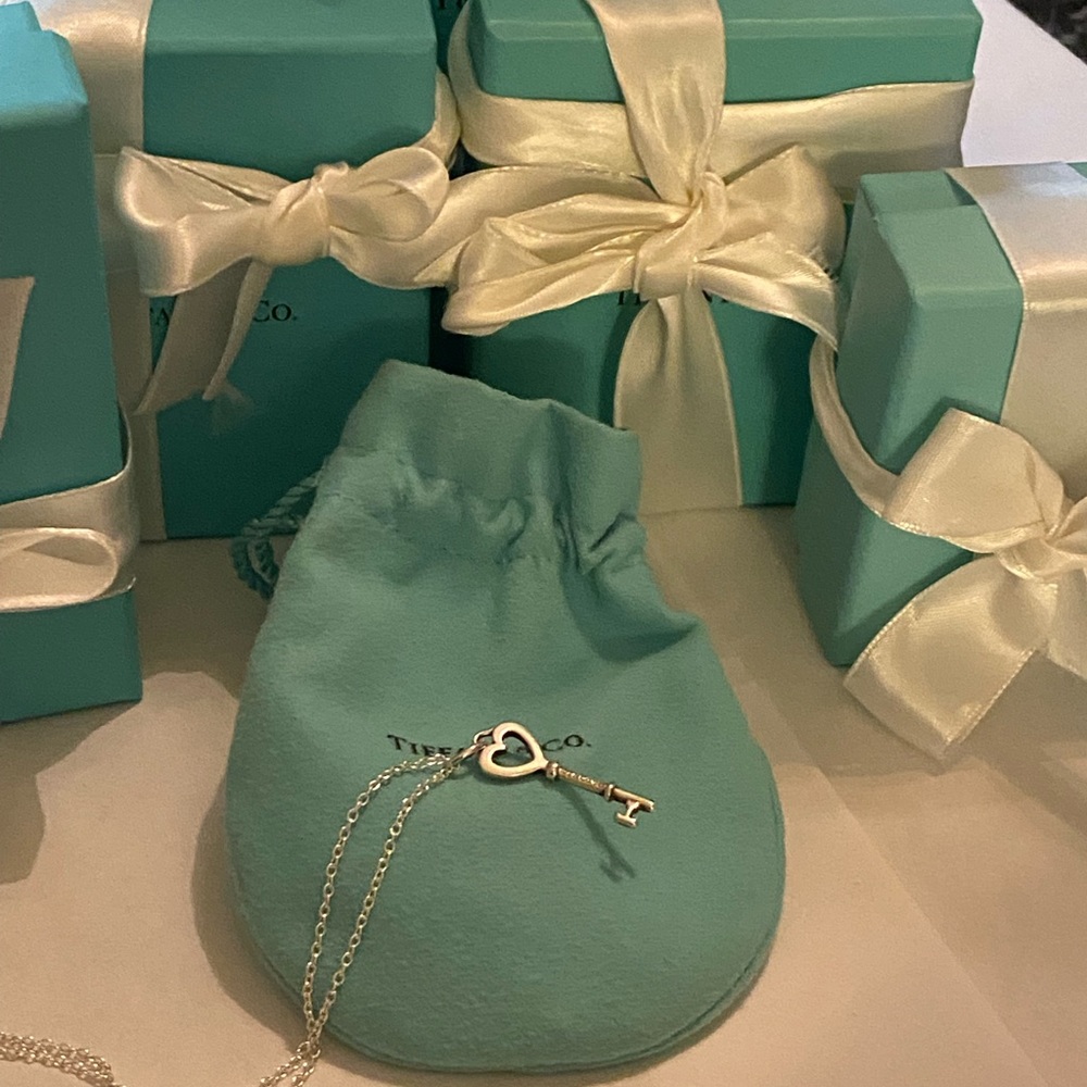Tiffany & Co. Key Necklace.